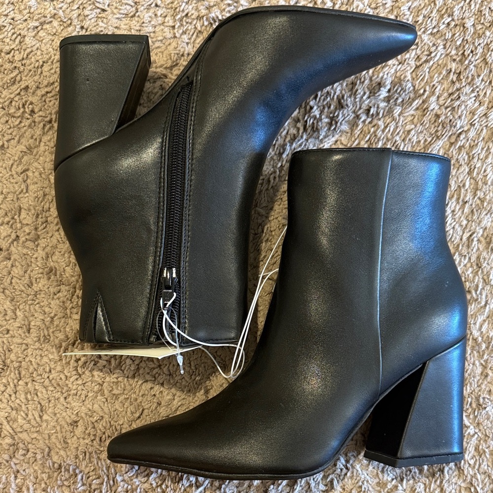 a new day Black Ankle Booties